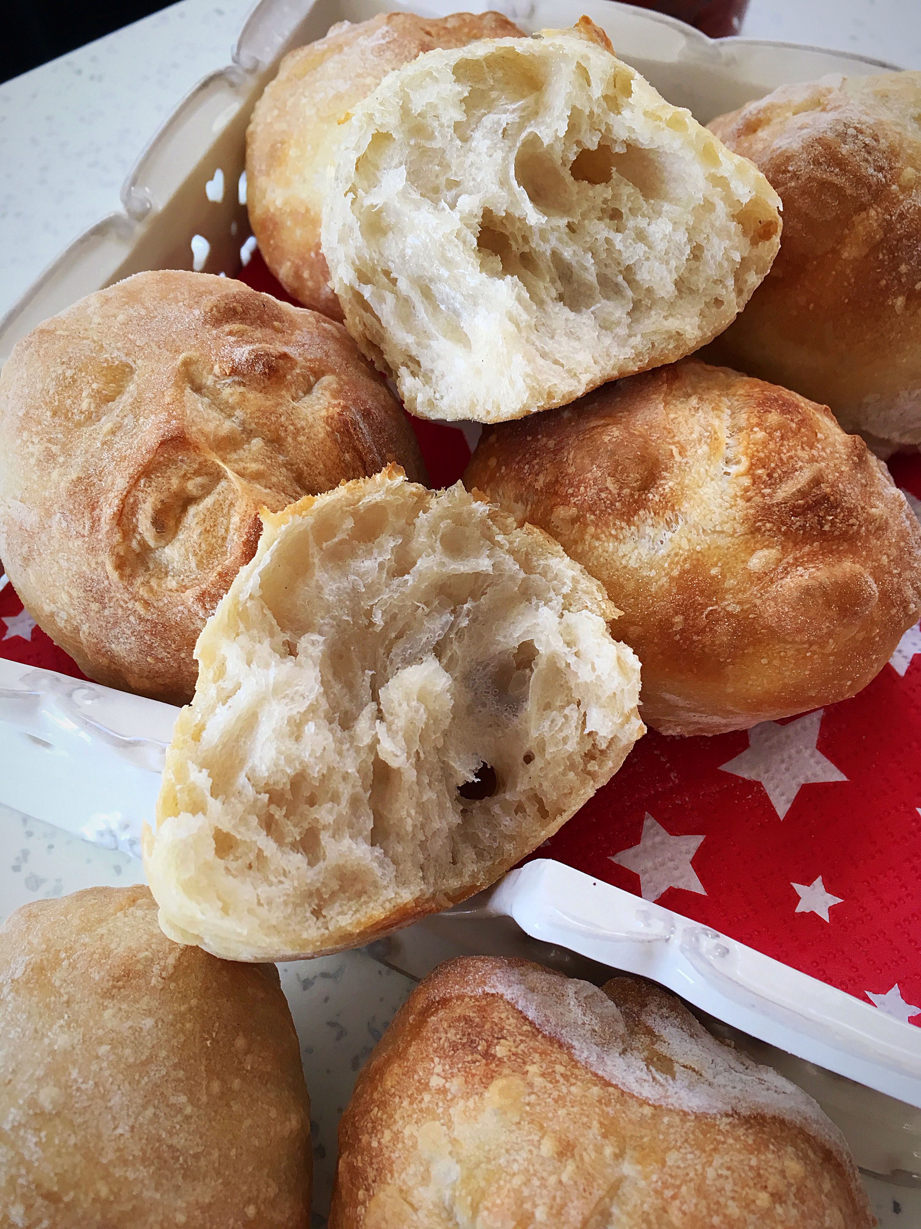 Sweet Potato Sourdough Rolls