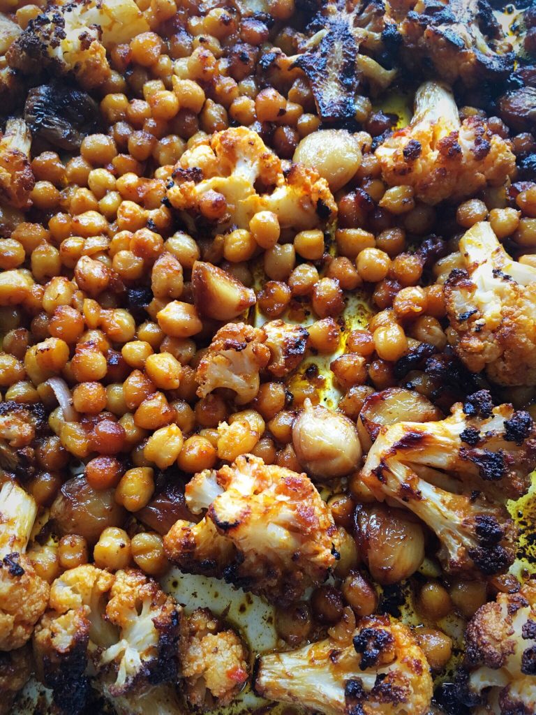 A close up of some food in the pan